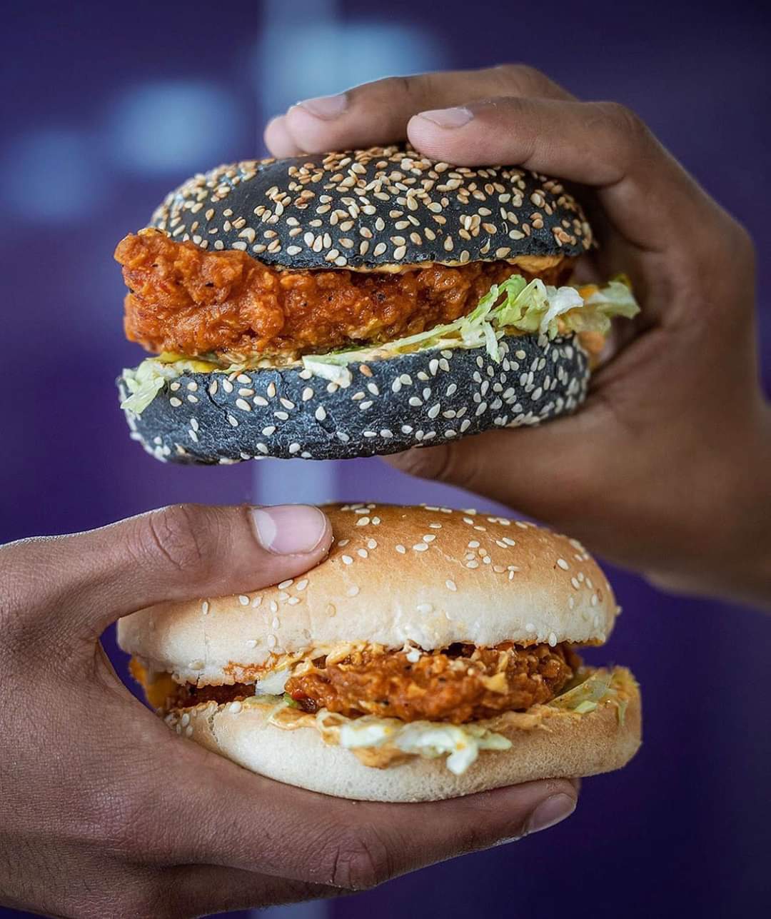 chunky chicken Glasgow burgers