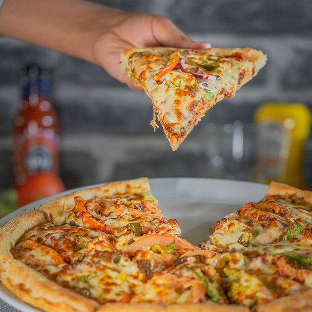 chunky chicken Glasgow pizza