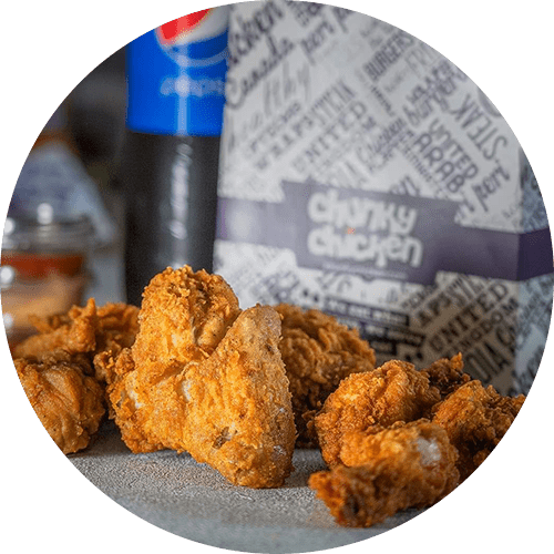 chunky chicken Glasgow Zesty Chicken Wings